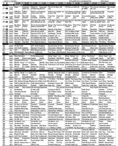 channel 57 tv schedule tonight.